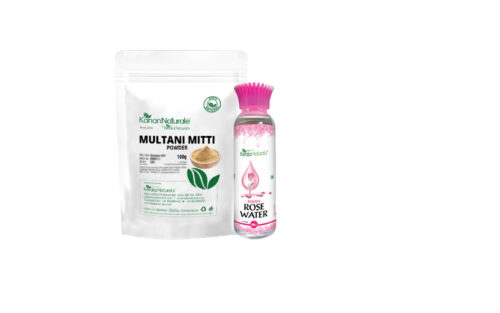 Combo of Multani mitti powder 100gm +Rose water 100ml