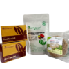Special Gift Box- Spa Combo - Wood-Pressed Coconut Oil, Premium Quality Red Sandal Soap,  Ayur Thali- Herbal Hair Wash Powder , Ramacham Bath Scrubber - Image 6