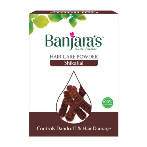 Banjaras Shikakai Hair Care Powder 100gm - Promotes Hair Growth Naturally