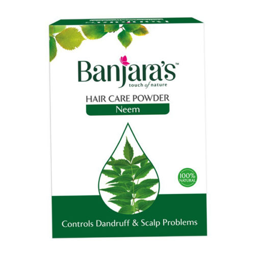Banjara's Neem Hair Care Powder 100gm - Natural -  Fights Dandruff