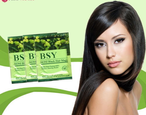 BSY NONI Black Hair Magic Hair Dye Shampoo 12ml - Best Natural Products
