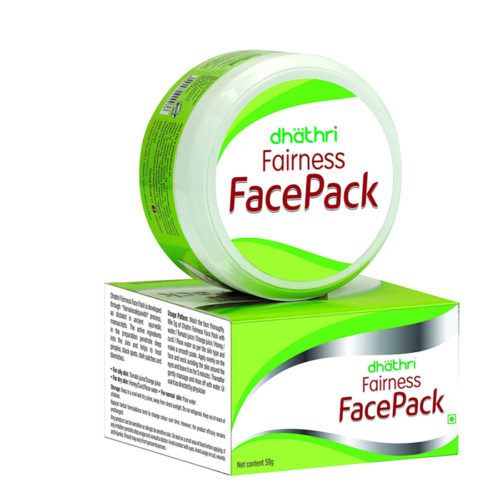 Dhathri Fairness Face Pack 50gm - Removes pimples, black spots and blemishes