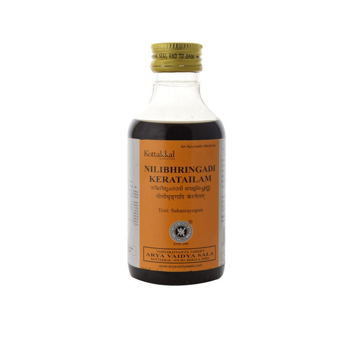 Kottakkal Arya Vaidya Sala Nilibringadi Keratailam - Reduce Dandruff, Improve Hair Growth - Best Natural Products Kottakkal Arya Vaidya Sala Nilibringadi Keratailam - Reduce Dandruff, Improve Hair Growth - Best Natural Products